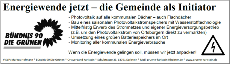 Volle Energie für´s Klima